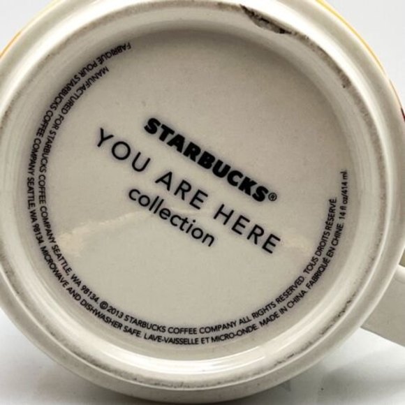 Starbucks Welcome to Las Vegas You Are Here City 2014 14 oz Coffee Mug Cup - Picture 10 of 10